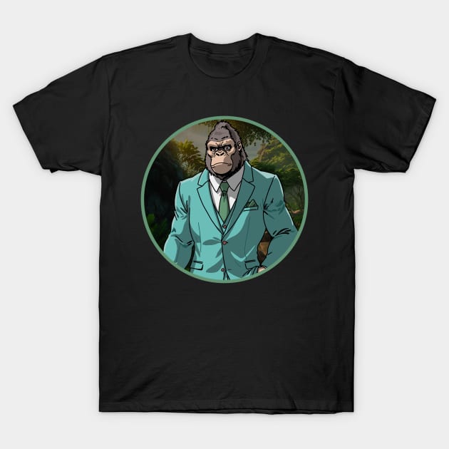 Suited Gorilla T-Shirt by deadEYEZ
